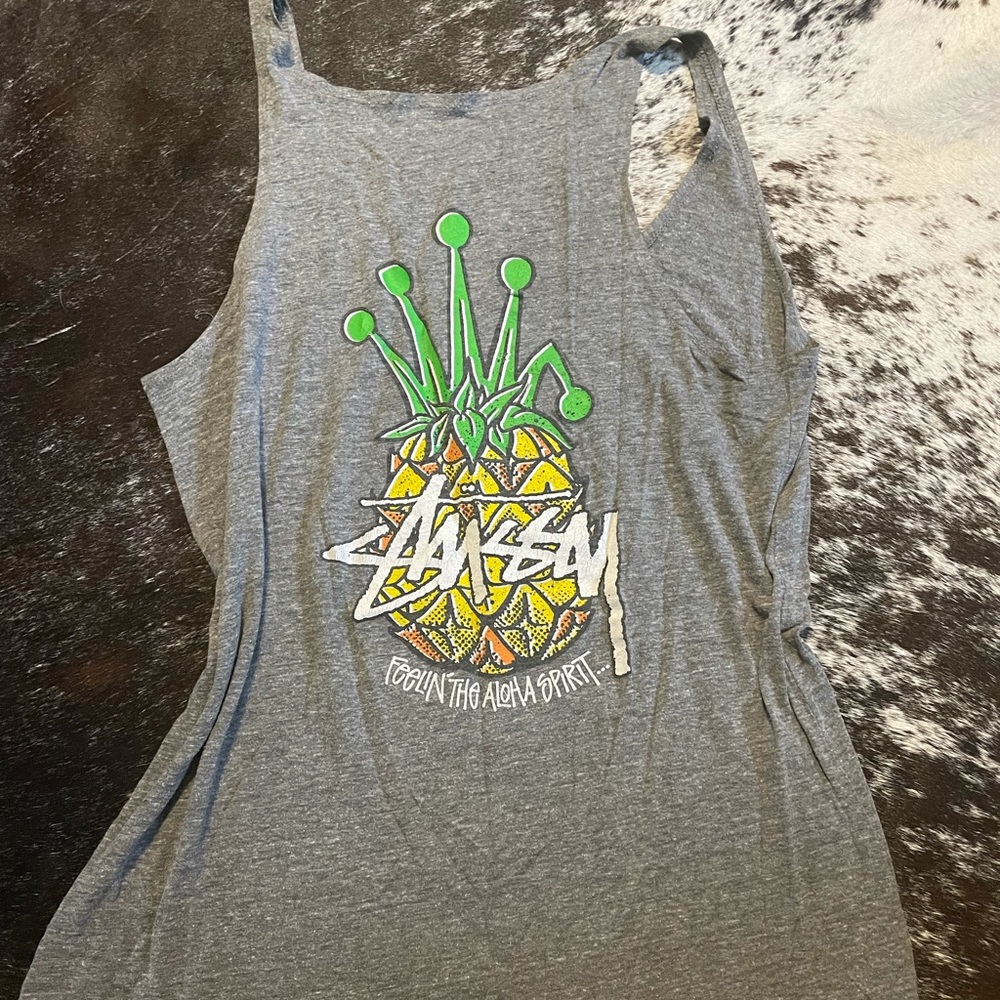 Stussy Pineapple Long Racerback Tank